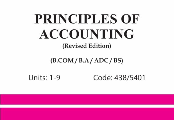 0438/5401/8401_Principles of Accounting